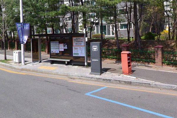 하나아파트 정류장 전경